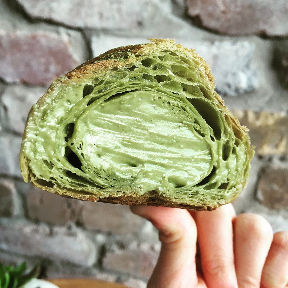 Green Tea Croissants? Yes, it's true.